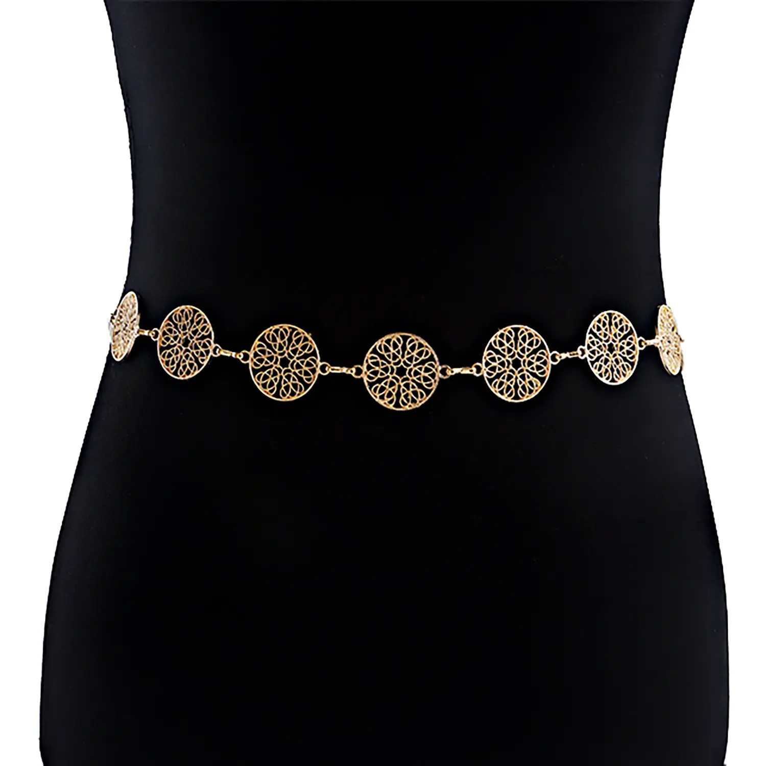 Gold Leaf Hook Waist Chain for Women - Image 3