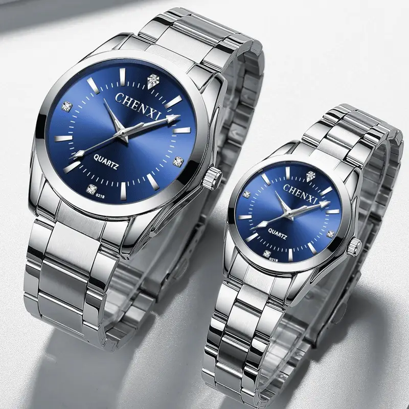 ChenXi Pink Quartz Women's Watch with Stainless Steel Band - Image 12