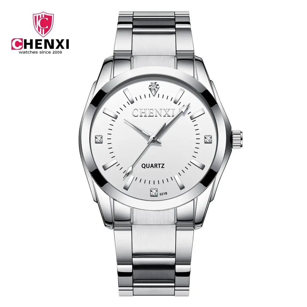 ChenXi Pink Quartz Women's Watch with Stainless Steel Band - Image 7