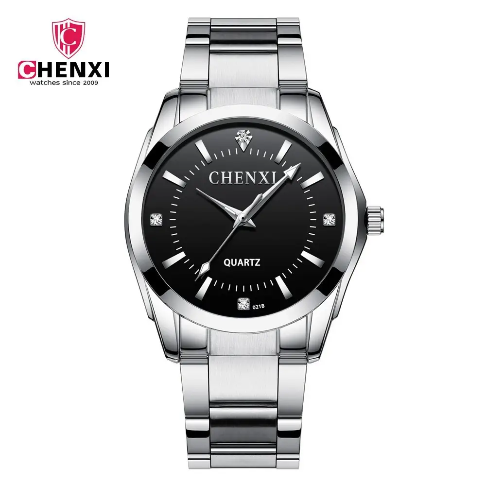ChenXi Pink Quartz Women's Watch with Stainless Steel Band - Image 8