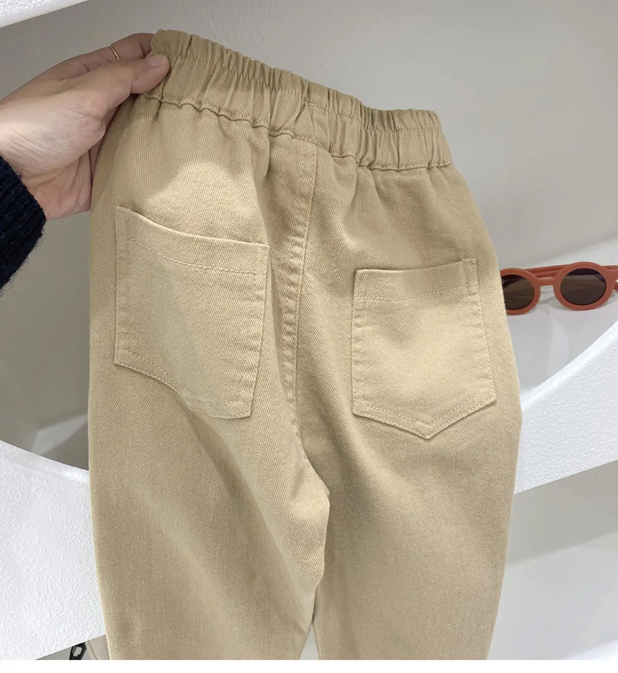 Spring Cotton Trousers for Girls Medium Large — feature 6