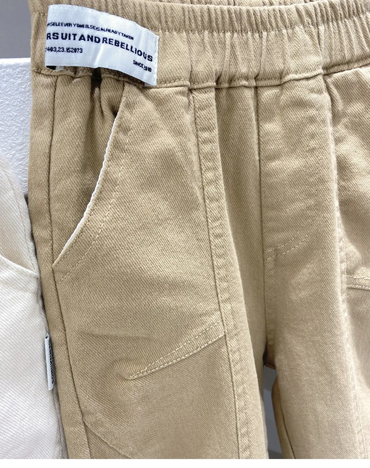 Spring Cotton Trousers for Girls Medium Large — feature 7