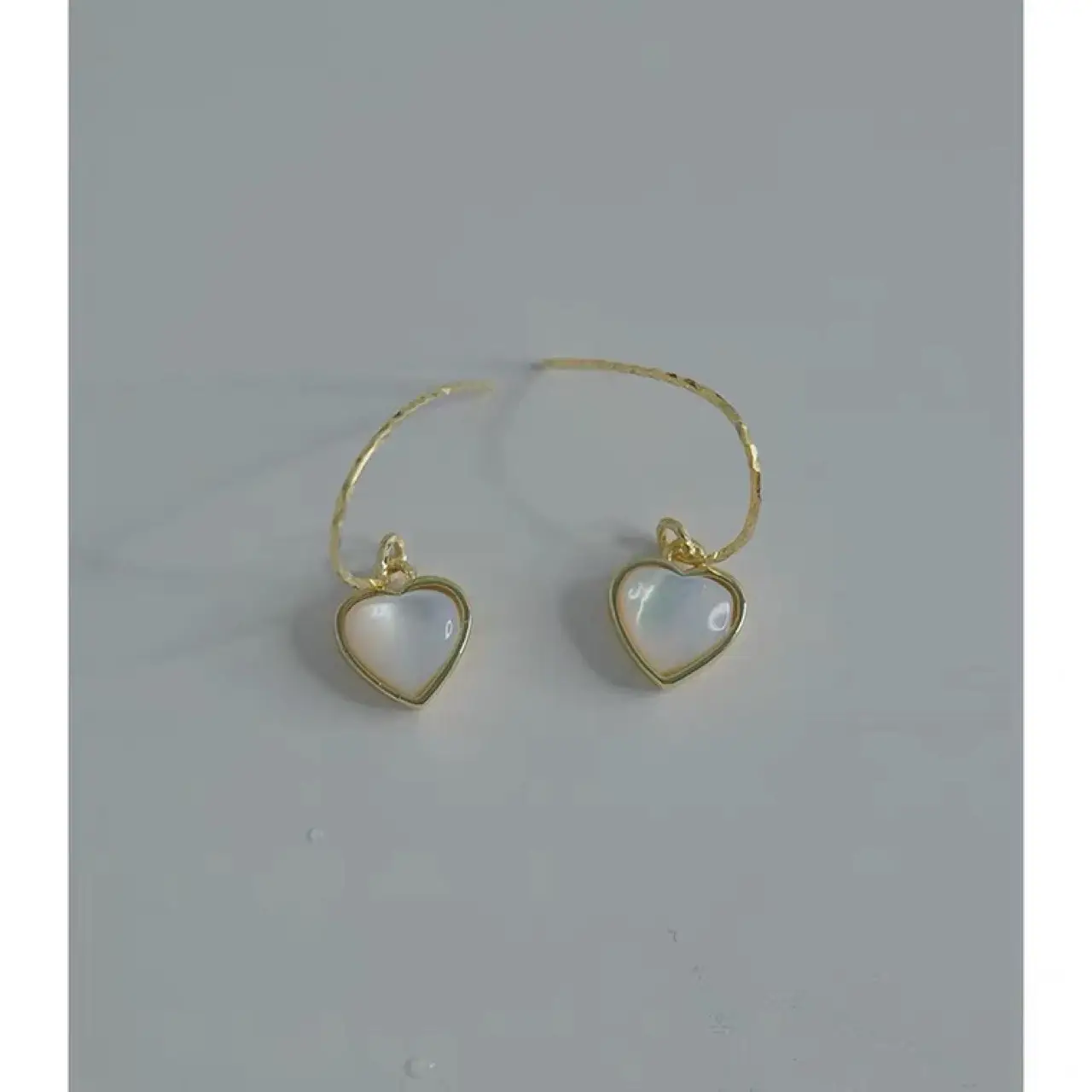 Elegant Pearl Heart Earrings for Women