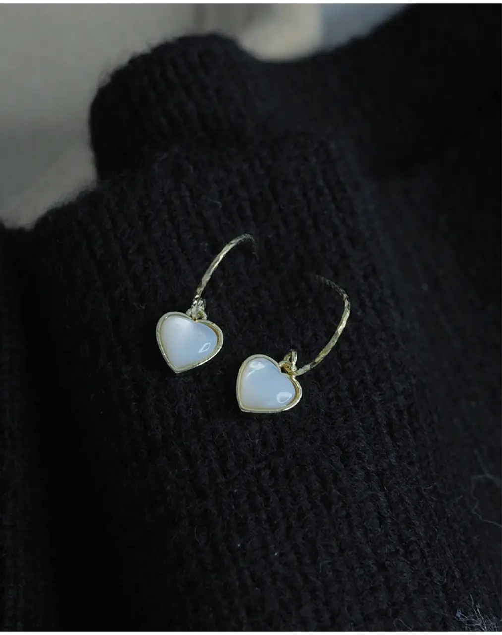 Elegant Pearl Heart Earrings for Women — feature 6