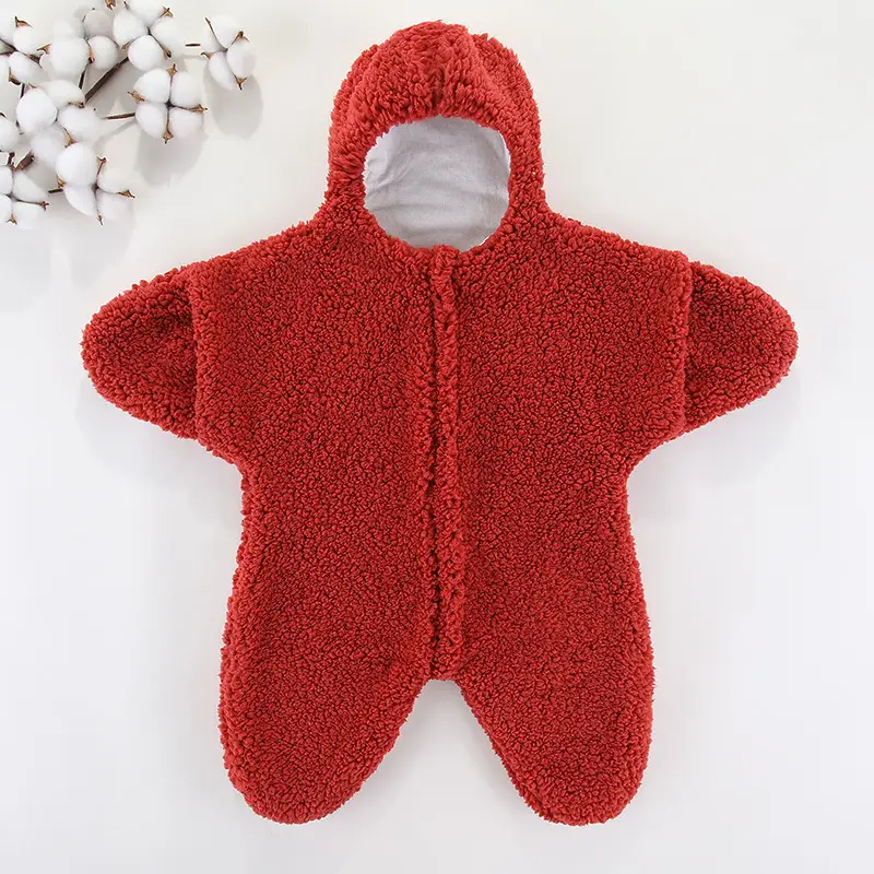 Baby Hooded Paida Suit Grey Winter Warmth - Image 6