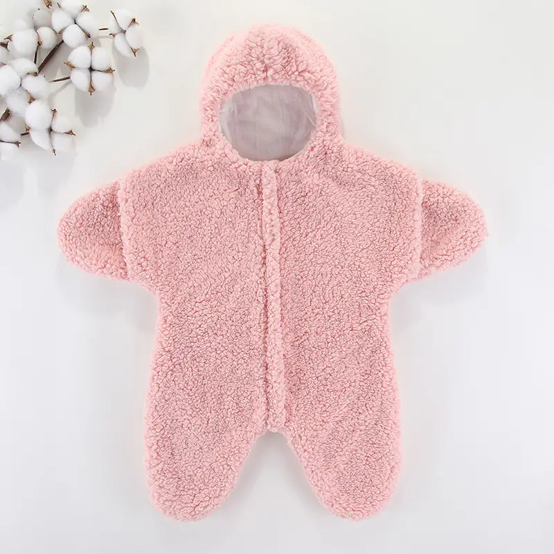 Baby Hooded Paida Suit Grey Winter Warmth - Image 2