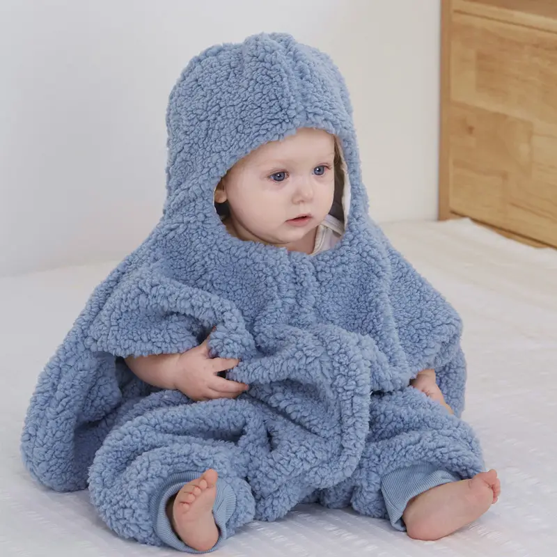 Baby Hooded Paida Suit Grey Winter Warmth — feature 22