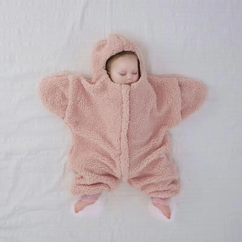 Baby Hooded Paida Suit Grey Winter Warmth — feature 25