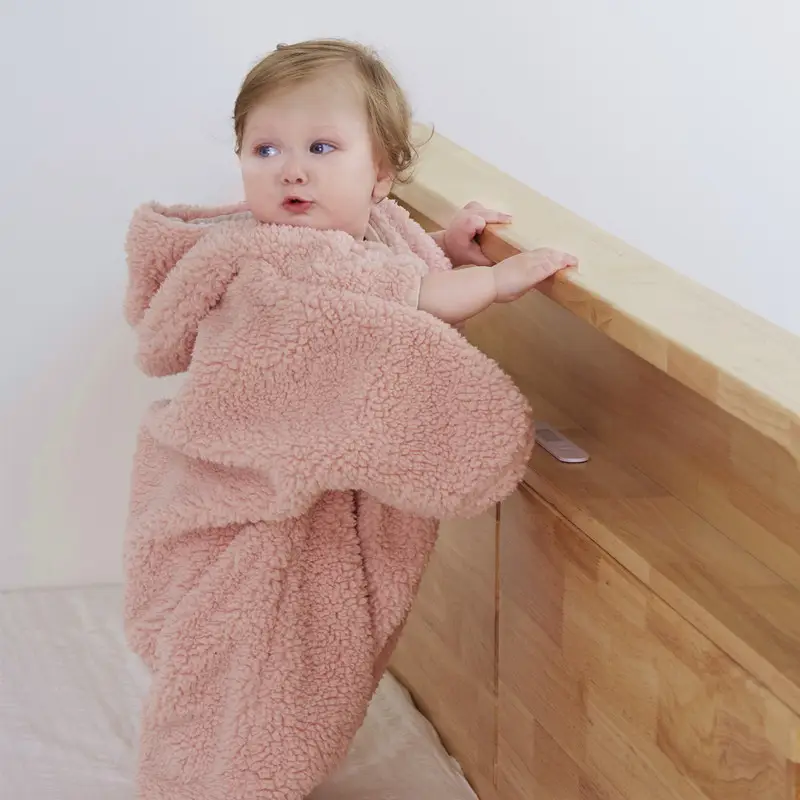 Baby Hooded Paida Suit Grey Winter Warmth — feature 26