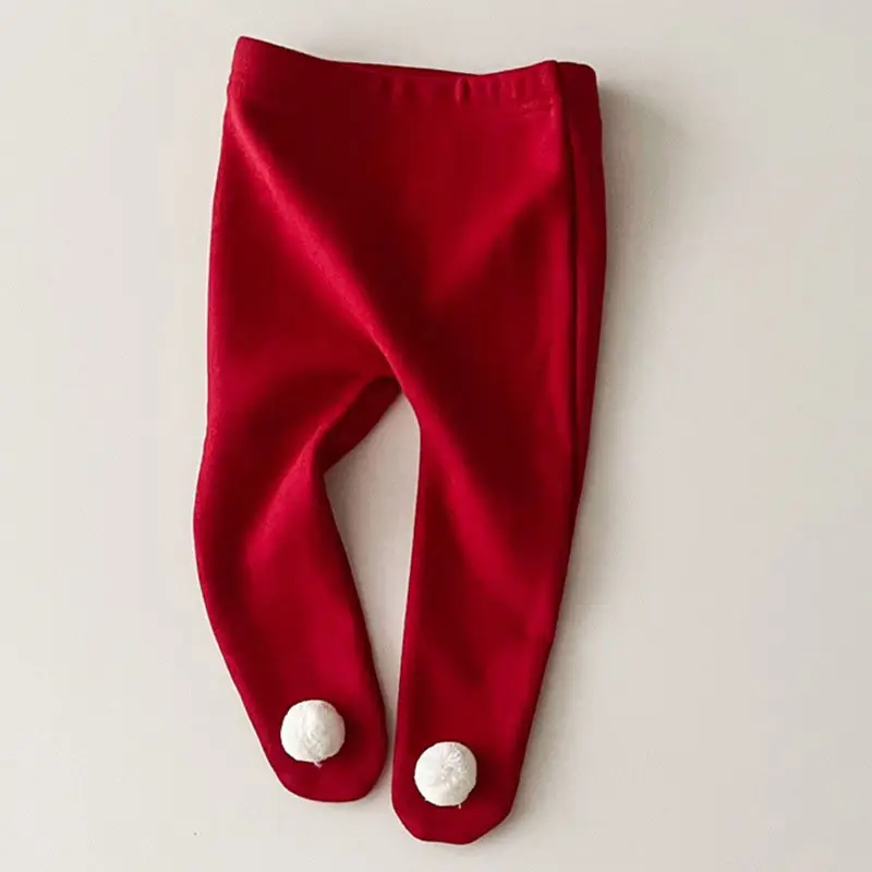 Red Korean-style Velvet Christmas Baby Suit for Boys Girls