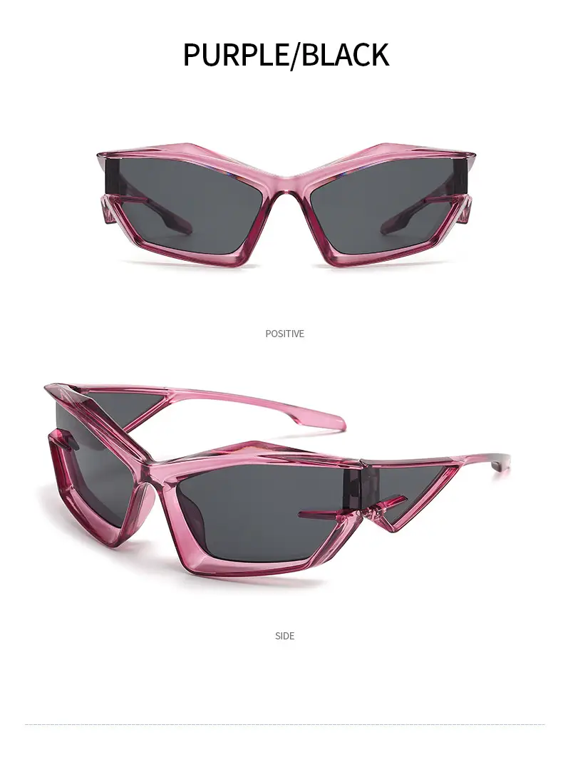 Pink Futuristic Sunglasses for Men Women Cross-Border — feature 13