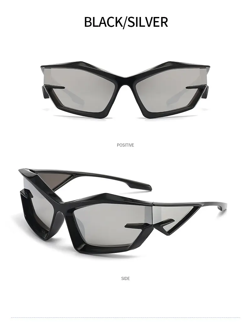 Pink Futuristic Sunglasses for Men Women Cross-Border — feature 17