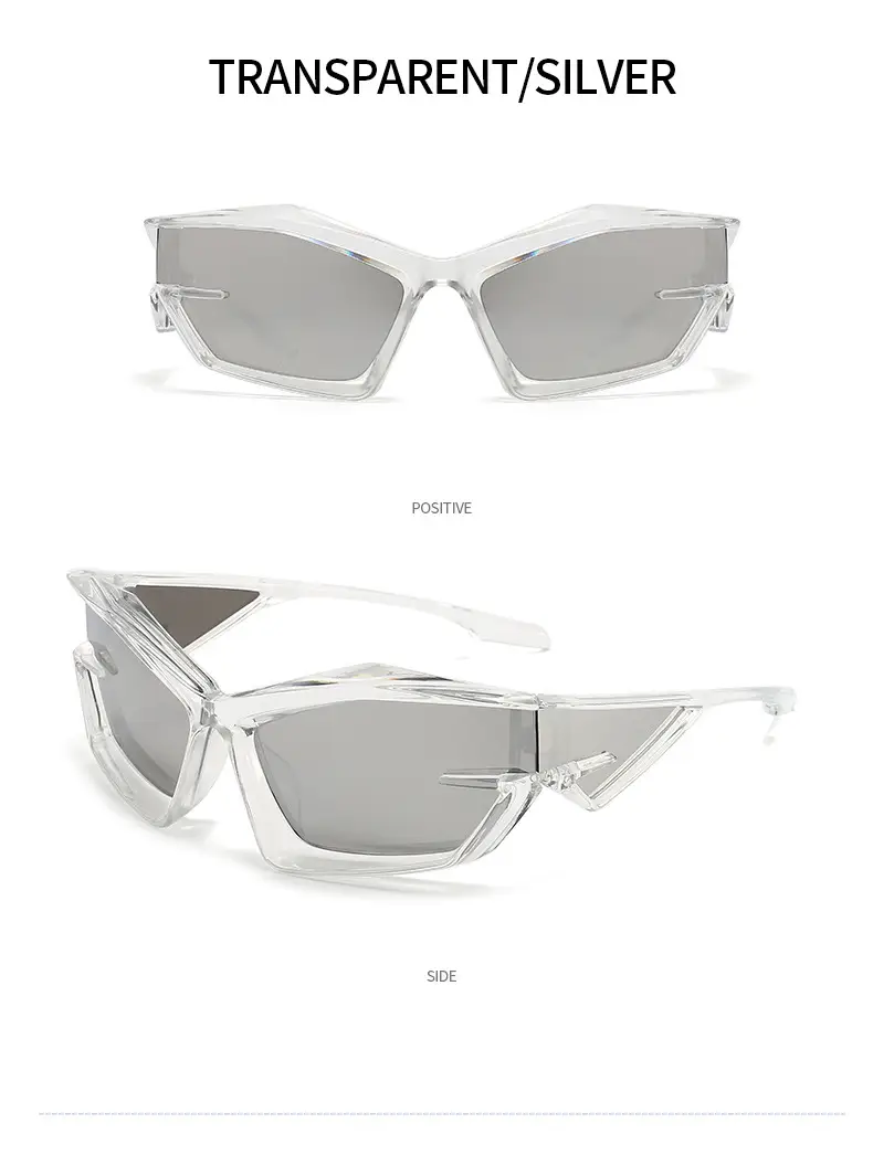 Pink Futuristic Sunglasses for Men Women Cross-Border — feature 18