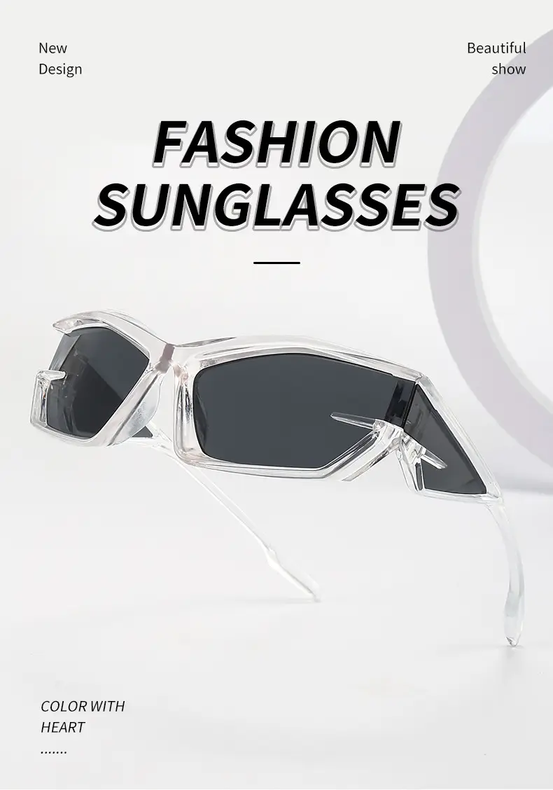 Pink Futuristic Sunglasses for Men Women Cross-Border — feature 4