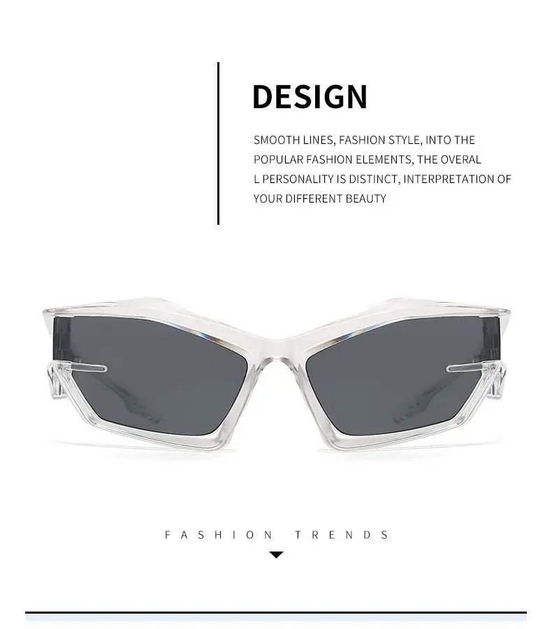 Pink Futuristic Sunglasses for Men Women Cross-Border — feature 5