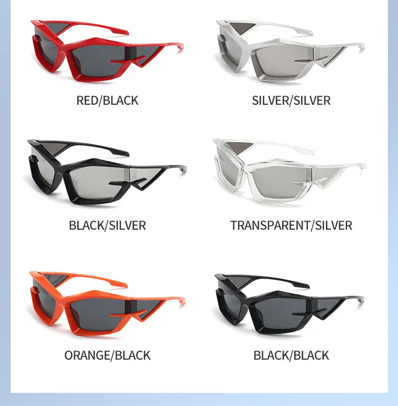 Pink Futuristic Sunglasses for Men Women Cross-Border — feature 9