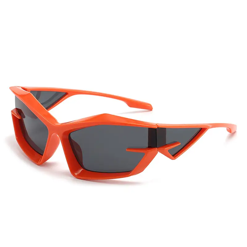 Pink Futuristic Sunglasses for Men Women Cross-Border