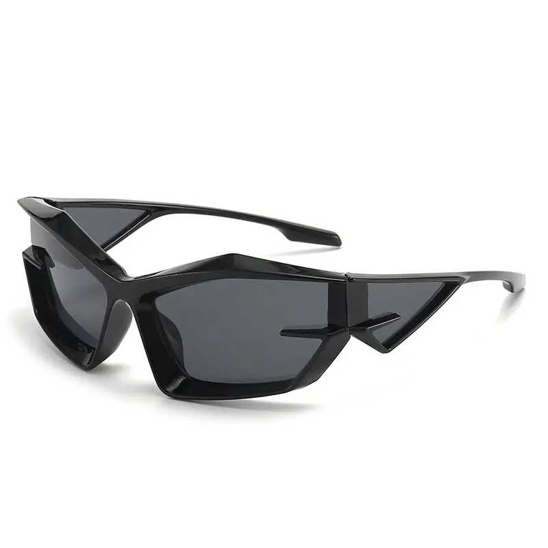 Pink Futuristic Sunglasses for Men Women Cross-Border