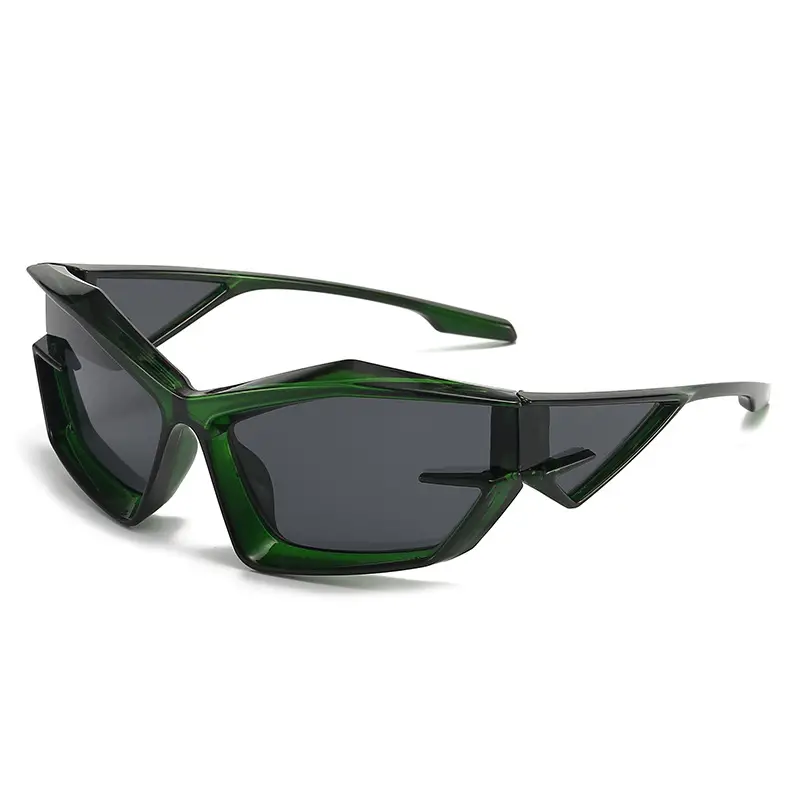 Pink Futuristic Sunglasses for Men Women Cross-Border