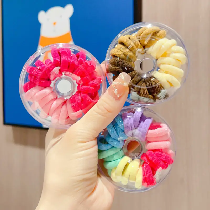 Children's Rainbow Rubber Hair Bands 4cm - Image 36
