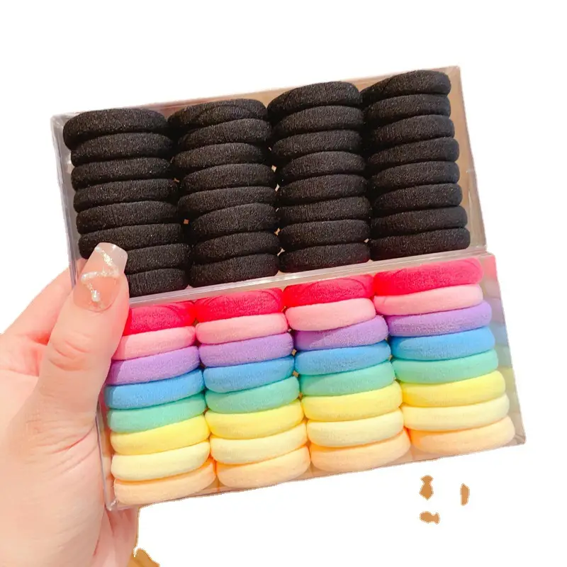 Children's Rainbow Rubber Hair Bands 4cm - Image 37
