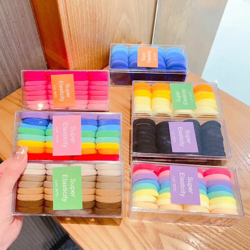Children's Rainbow Rubber Hair Bands 4cm — feature 26