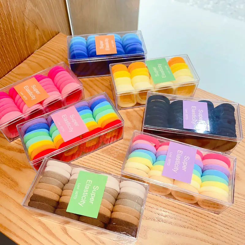 Children's Rainbow Rubber Hair Bands 4cm — feature 27