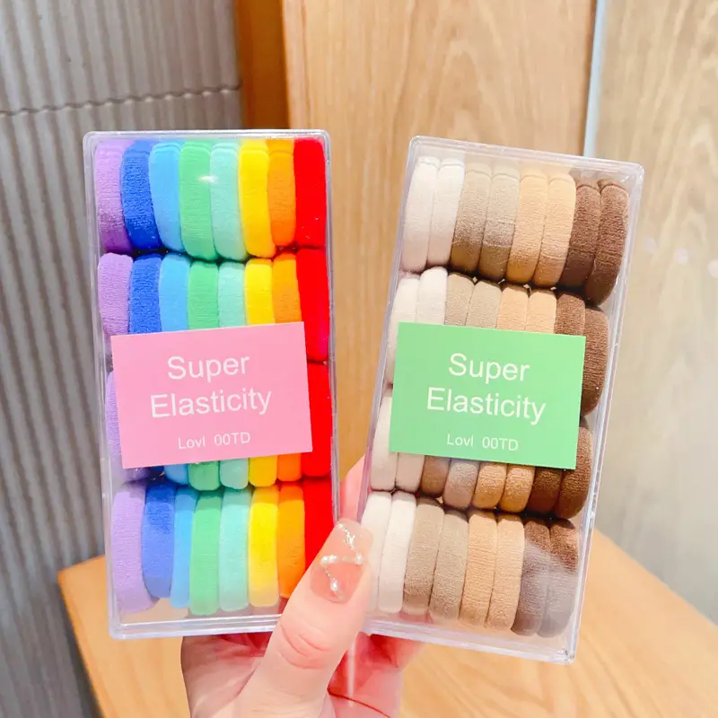 Children's Rainbow Rubber Hair Bands 4cm — feature 28