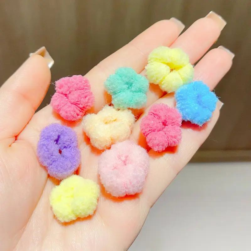 Children's Rainbow Rubber Hair Bands 4cm — feature 35