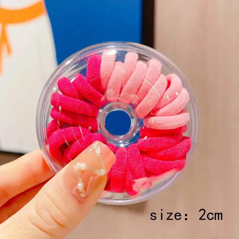 Children's Rainbow Rubber Hair Bands 4cm — feature 38