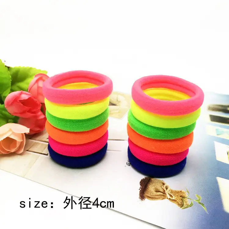 Children's Rainbow Rubber Hair Bands 4cm - Image 21