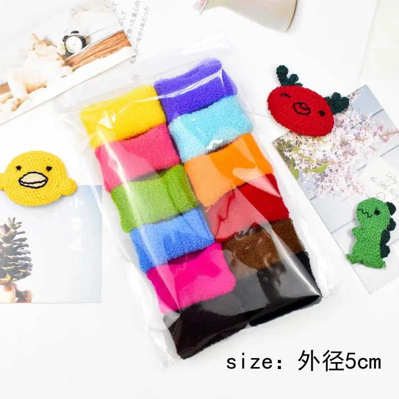 Children's Rainbow Rubber Hair Bands 4cm - Image 22