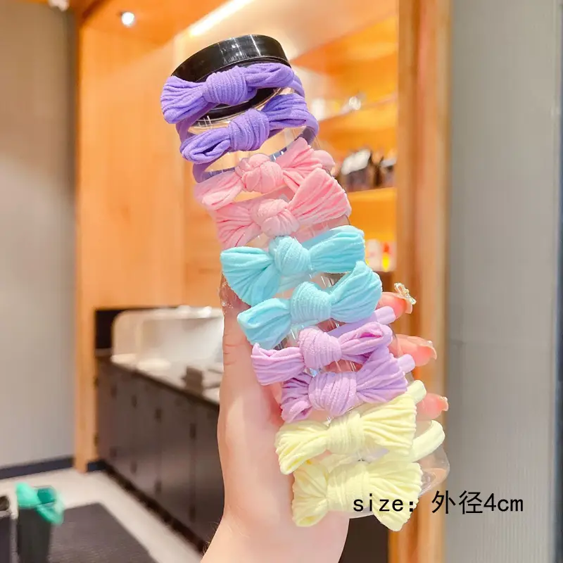 Children's Rainbow Rubber Hair Bands 4cm - Image 29