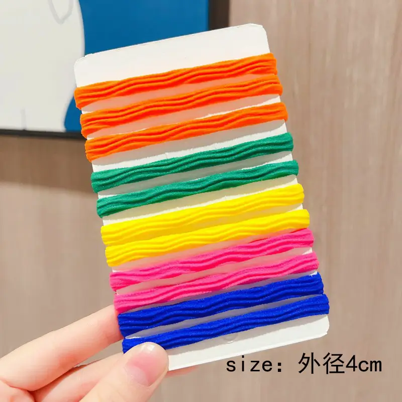 Children's Rainbow Rubber Hair Bands 4cm - Image 32