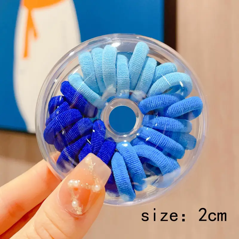 Children's Rainbow Rubber Hair Bands 4cm — feature 43