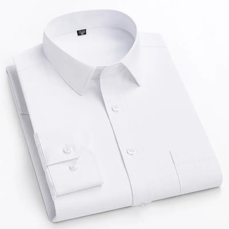 Grey Slim Fit Business Shirt for Men - Image 16
