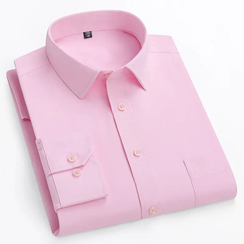 Grey Slim Fit Business Shirt for Men - Image 17