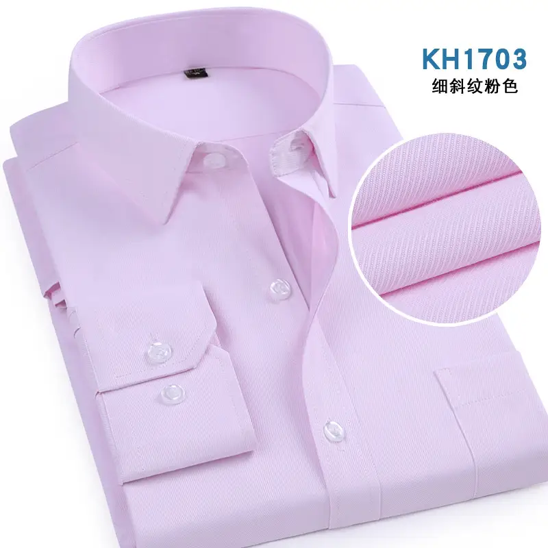 Grey Slim Fit Business Shirt for Men - Image 10