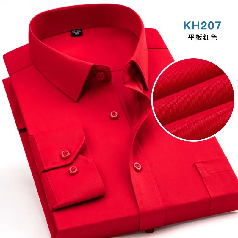 Grey Slim Fit Business Shirt for Men - Image 6