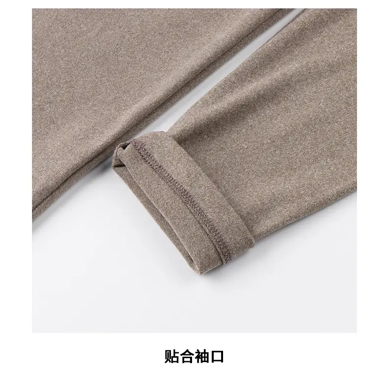Men Women Velvet Long Sleeve Shirt Grey — feature 13
