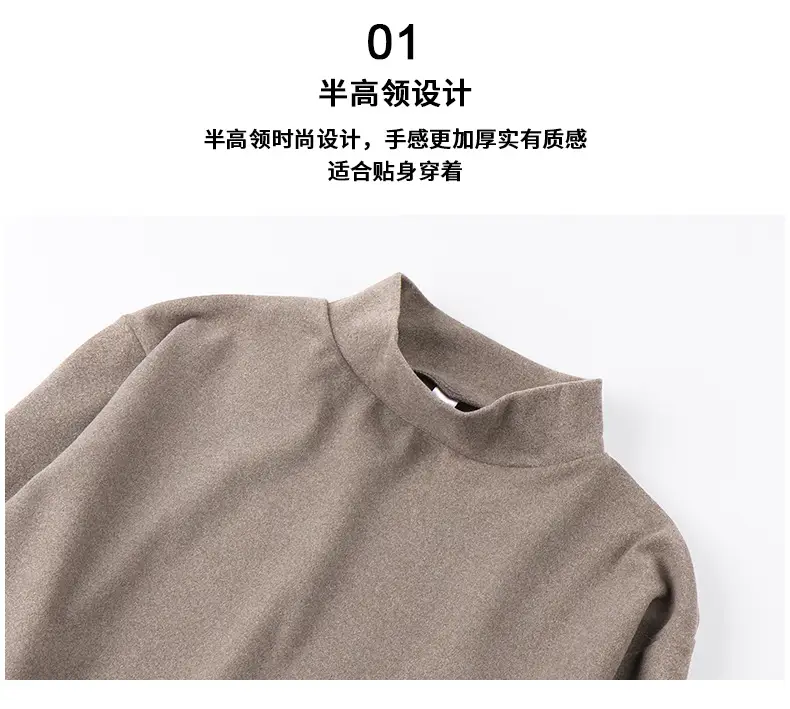 Men Women Velvet Long Sleeve Shirt Grey — feature 6