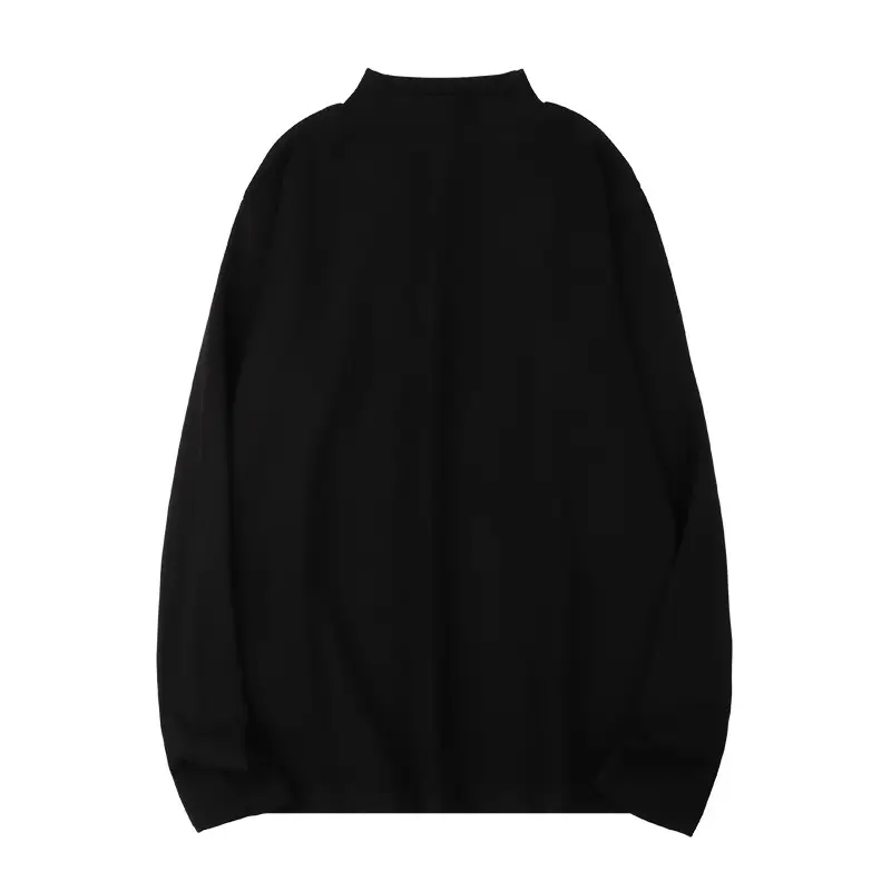 Men Women Velvet Long Sleeve Shirt Grey - Image 2