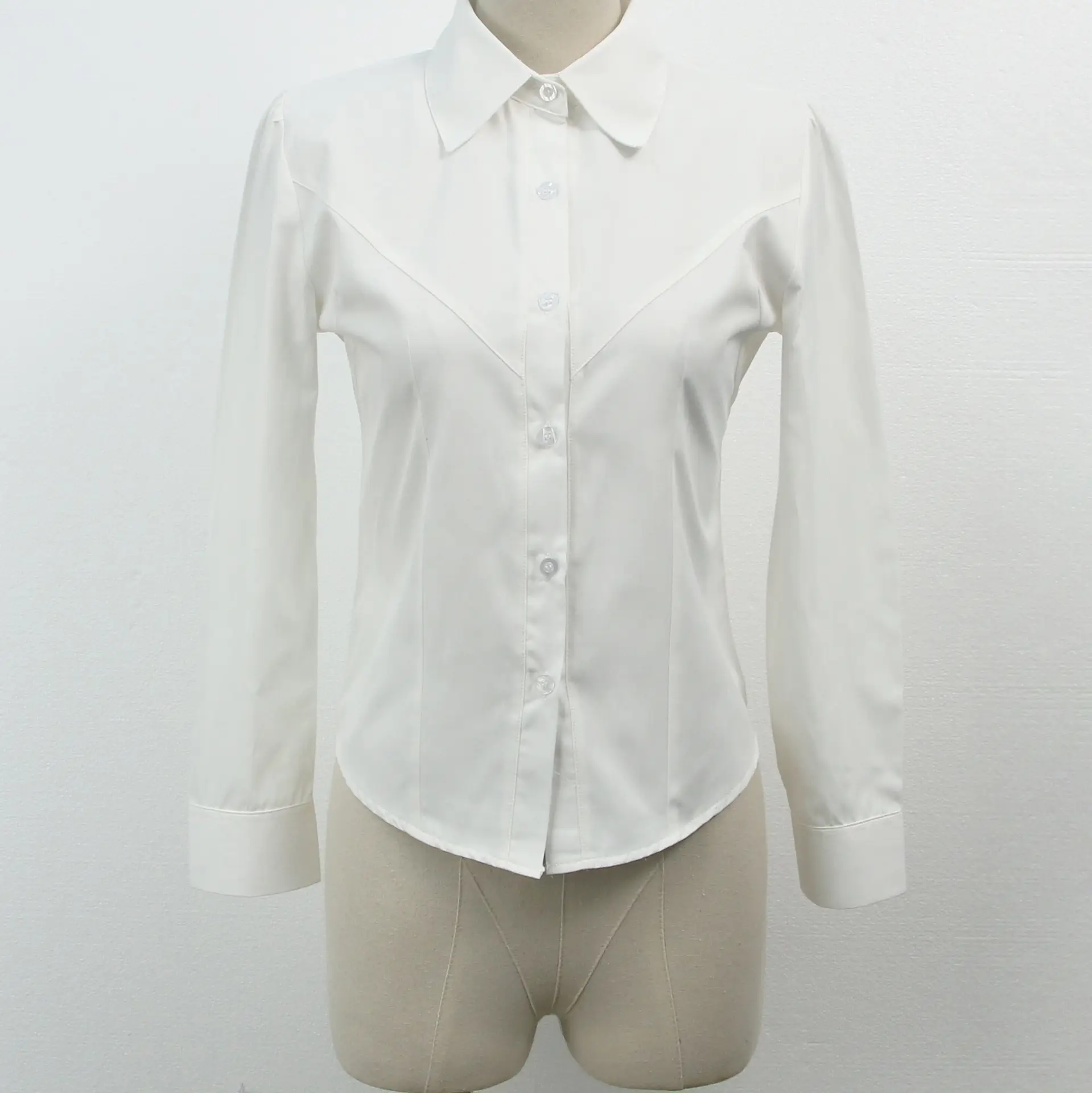 2022 Hot Girl Women's White Cotton School Skirt Set — feature 2
