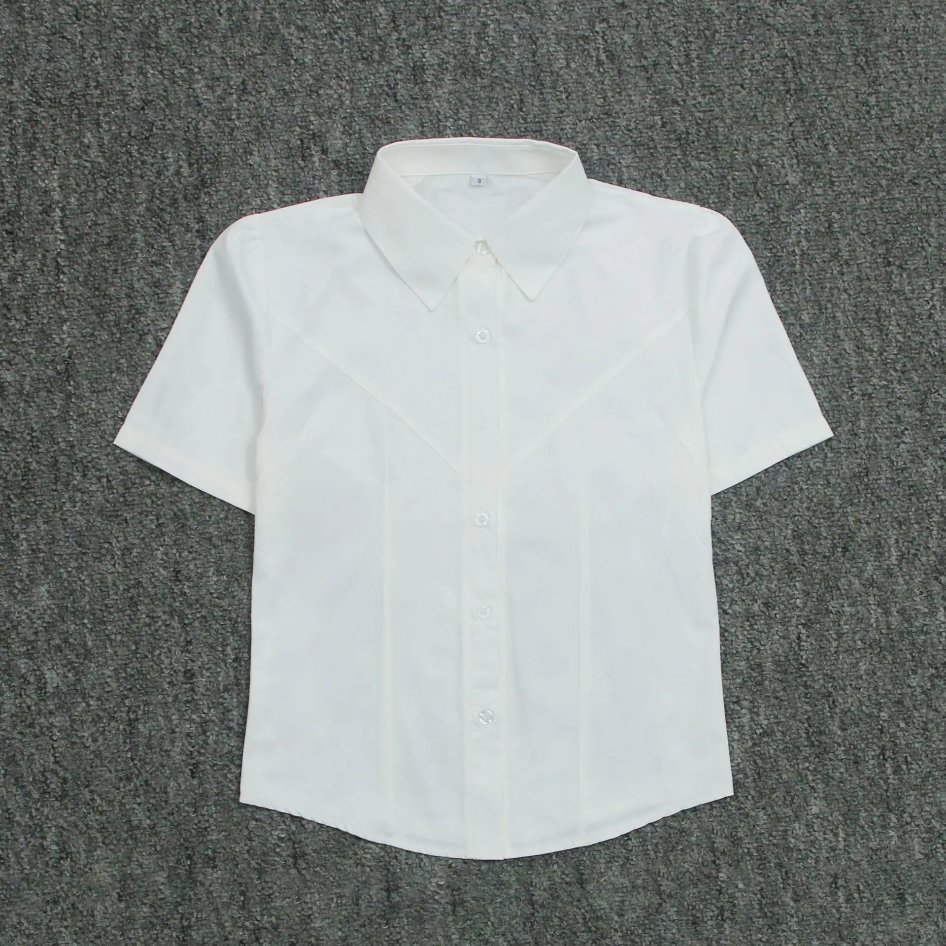 2022 Hot Girl Women's White Cotton School Skirt Set — feature 3