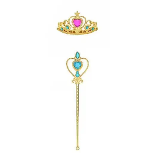 Jasmine Sequin Necklace Set Gold Plated Two-Piece - Image 5