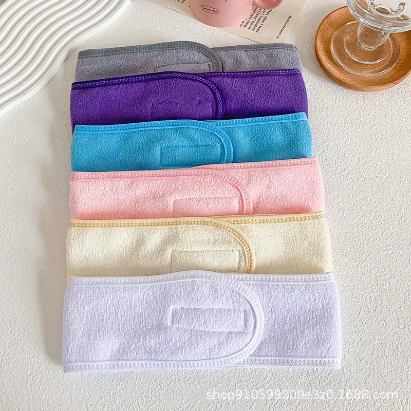 European & American Ultra-Fine Fiber Velcro Headband for Women