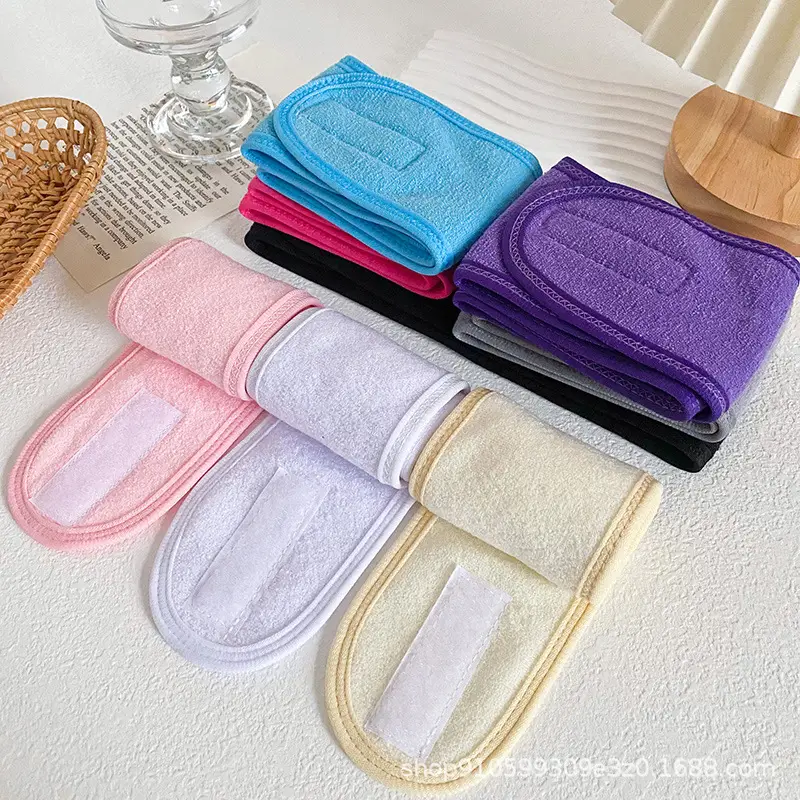 European & American Ultra-Fine Fiber Velcro Headband for Women