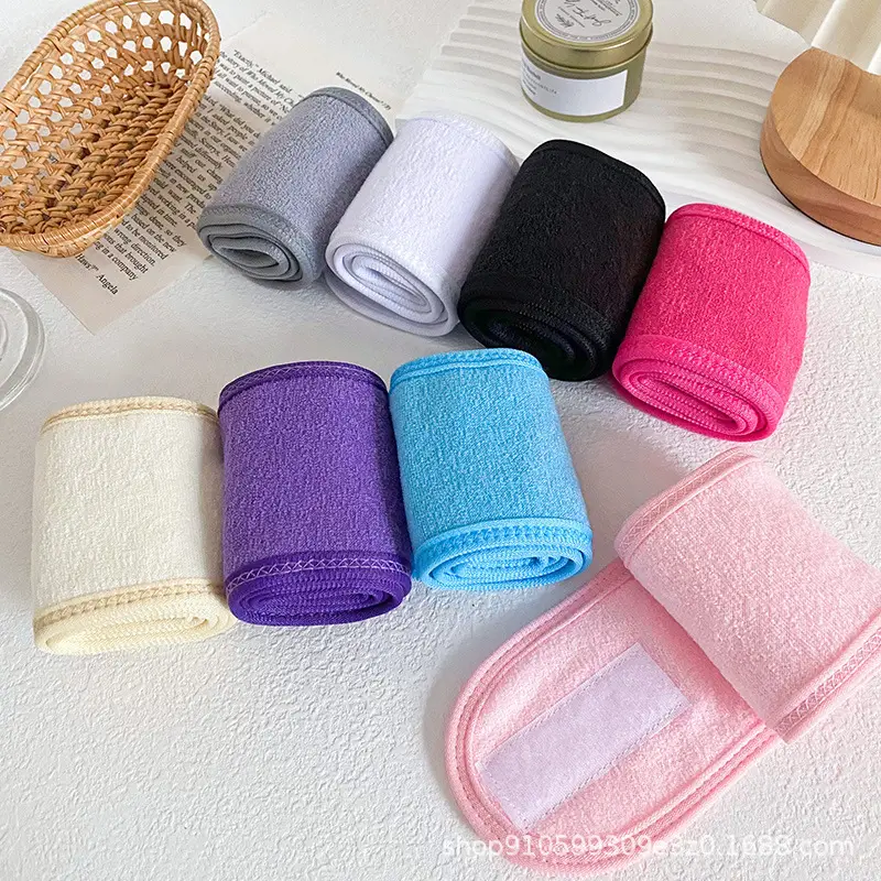 European & American Ultra-Fine Fiber Velcro Headband for Women