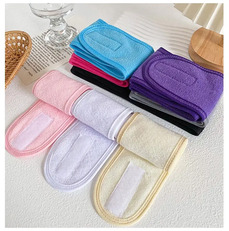 European & American Ultra-Fine Fiber Velcro Headband for Women — feature 10