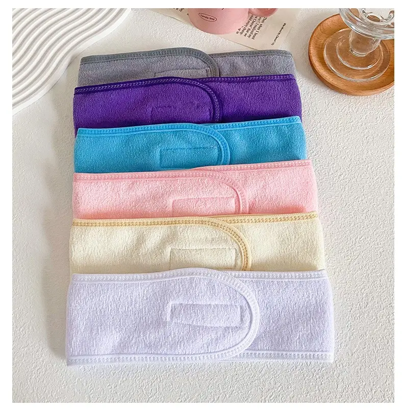 European & American Ultra-Fine Fiber Velcro Headband for Women — feature 12